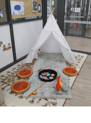 Play invitations in the Buninyong early learning room