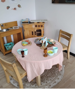 Kitchen and imaginative play at Buninyong Childcare Centre